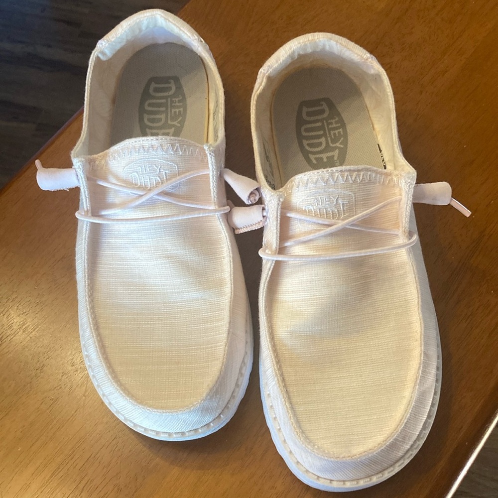 Hey Dude Soft Pink Loafers